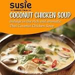 Thai Coconut Soup Recipe Susie Cooks Thai