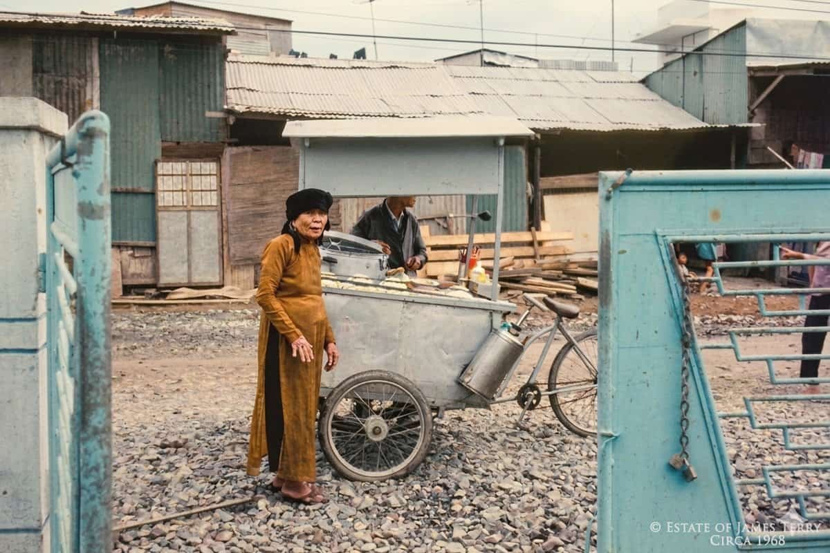 Street Vendor Saigon Vietnam